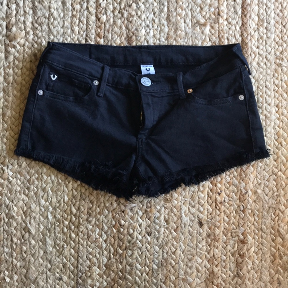 True Religion Joey Cut Off Shorts